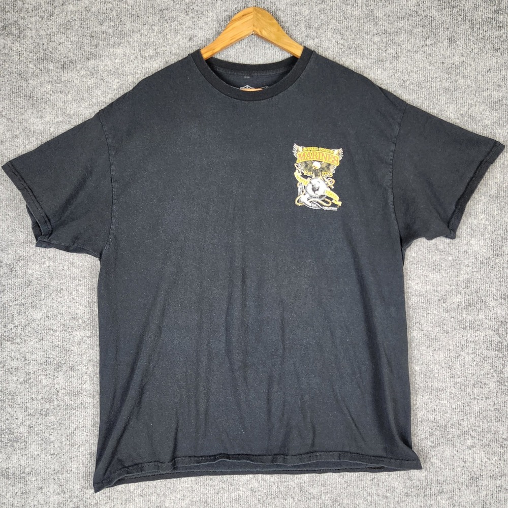 Battlespace 7.62 Design T-Shirt US Marines XL Black USMC Semper Fidelis Graphic